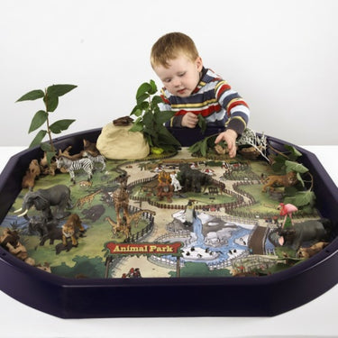 active world tuff tray safari park mat